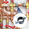 sourcing map 6 Pcs Split Ring Pipe Hanger, 32mm/1.3inch Adjustable