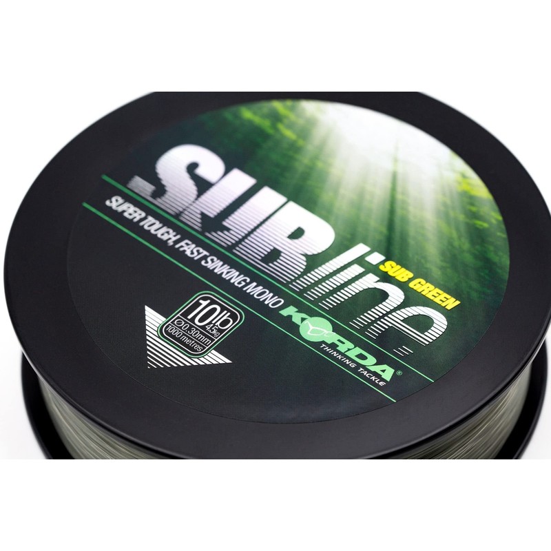 Korda SUBline Carp Monofilament 10lb Green
