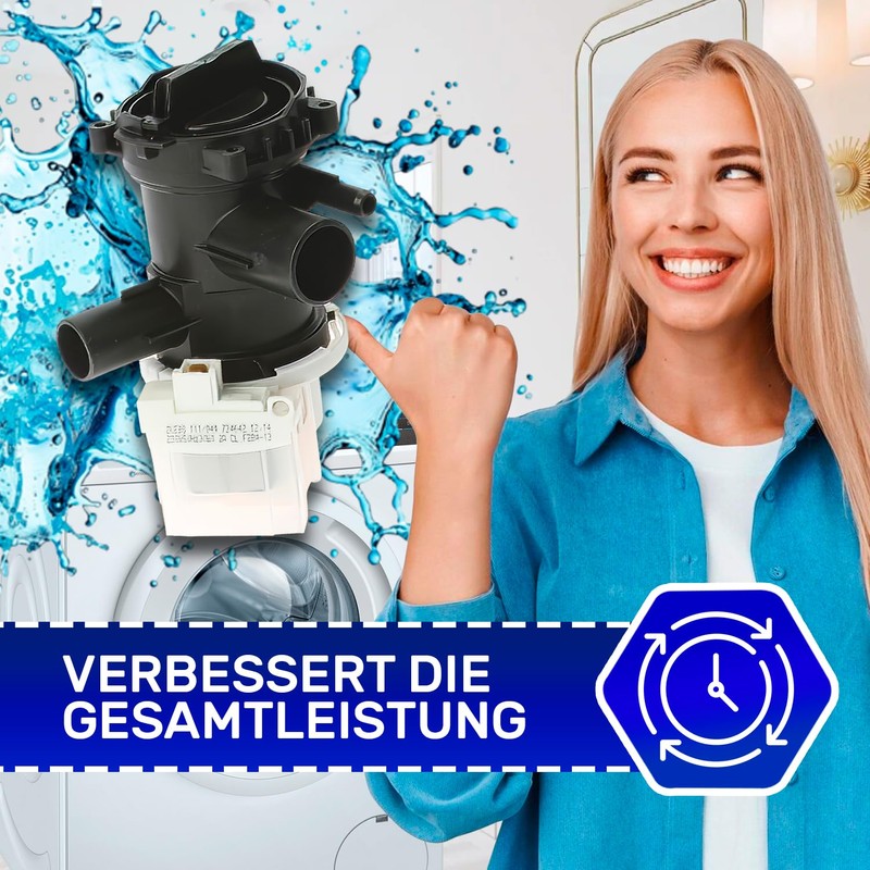 Drain Pump Power 30 W 220/240 V for Washing Machine