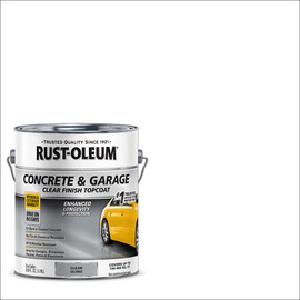 Rust-Oleum 320202 Concrete & Garage Clear Finish Topcoat, Gallon, Gloss Clear