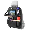 2PACK Leather Car Backseat Organizer with Tablet Holder - 9