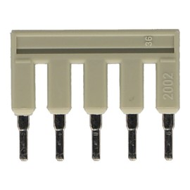 WAGO 2002-405 Jumper (Busbar), Jumper, Topjob S Rail Mounted Terminal Blocks, 5 Ways (1 piece)