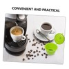 Gadpiparty 1set Refillable Coffee Capsules with Micro Mesh Filter Compatible