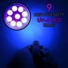 MyDeal Products VisiGHOST UV Ultraviolet 9 LED Blacklight Pocket Flashlight