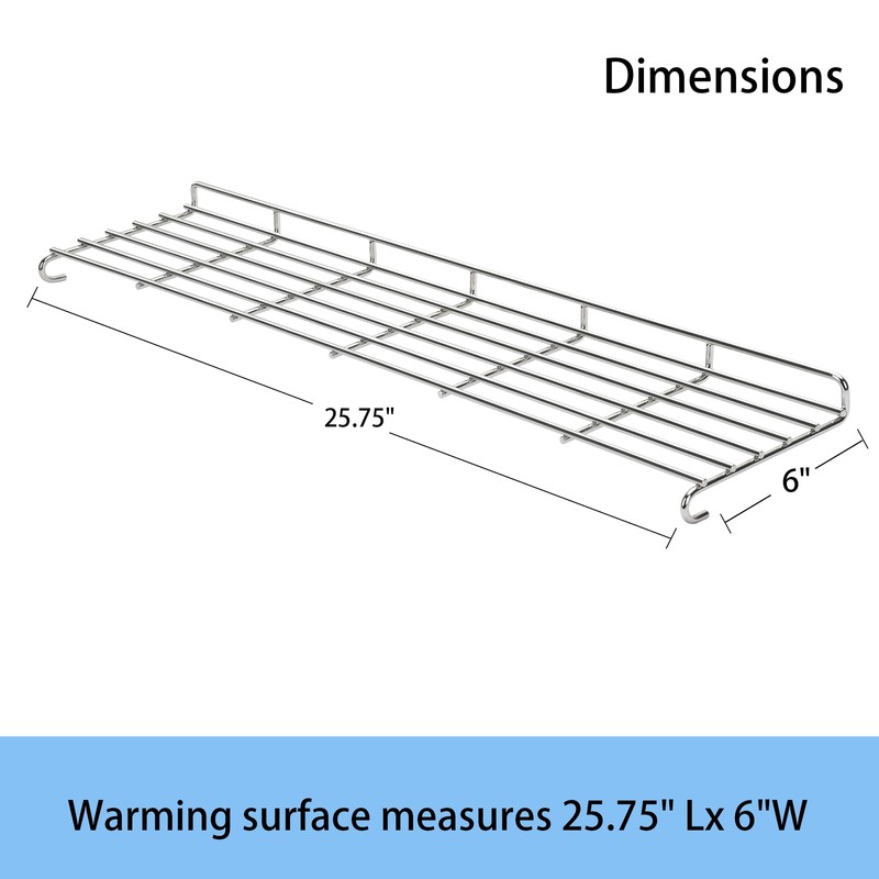 Leship Warming Rack Replace for Weber 66044 Genesis II 300