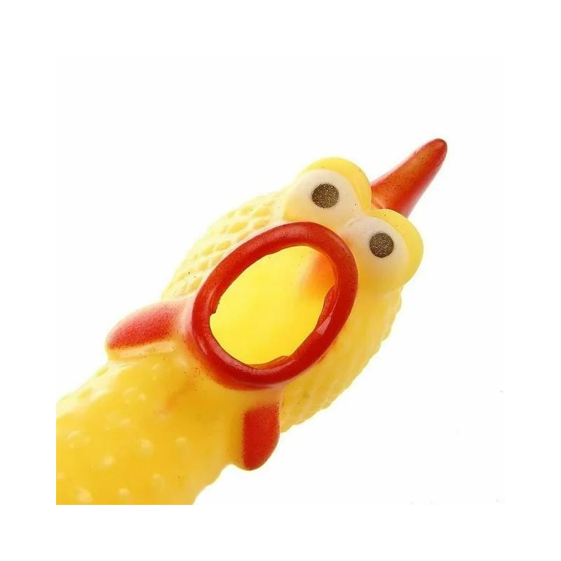 First Wholesale Rubber Screaming Chicken Dog Toy, For Decompression, Venting,