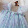 NNJXD Baby Girl Flower Butterfly Tulle Sleeveless Dress Elegant Toddler