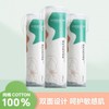 Thick Round Sandwich Makeup Remover Cotton Pads (80 Sheets, 58mm Diameter) - 3-Layer for Face, Eyes, and Lips Thick 10ea
