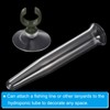 PATIKIL Floral Water Tubes with Suction Cup, 5 Pcs 0.6"