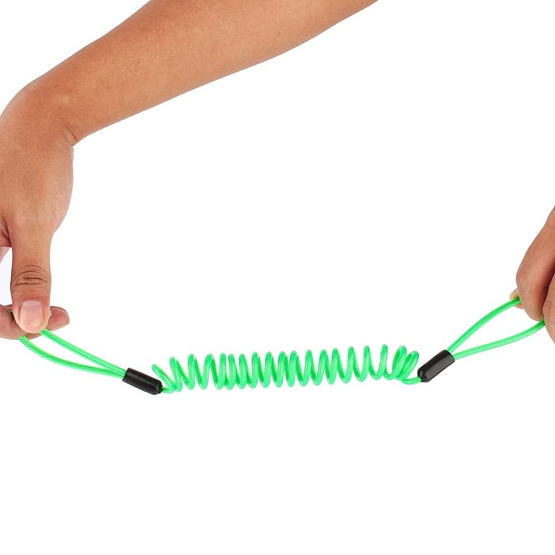 Motorcycle Disc Lock Cable, Security Spring Reminder Cable for Motorcycle