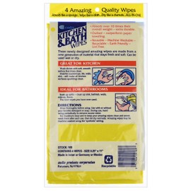 Cadie Kitchen and Bath Amazing Wipes - Absorbent and Reusable Cloth for Washing, Drying, Wiping in The Bathroom or Cuisine Surfaces | Cleaning Sink, Tiles, Bathtub, Walls, Mirror or Floors | 3-Pack