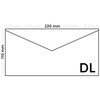 Netuno 25 Envelopes Bordeaux DIN Long 110 x 220 mm