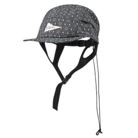 Summer Non-Slip Flat-Brim Baseball Cap with Vintage American Retro Patchwork Print | Quick-Dry & Windproof | Adjustable Chin Strap for Running, Golf, Hiking & Outdoor Activities