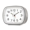 Acctim Camille Analogue Alarm Clock Quartz Luminous Hands Chrome Bezel