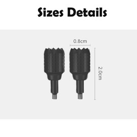 ieron 1 Pair Classic Remote Control Sticks Compatible with DJI RC/RC2 Joystick Rocker Replacement Accessories - Black