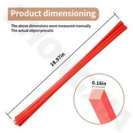 ZHONGXIA 20-Pack 490-040-C035 Pre-Cut/Trimmer Line Compatible with Cu-b Cadet Mtd T-Roy Bilt Remington Cr-aftsman Wheeled String Cutting Trimmer, Also Replace 731-10080 743-0112 (18" X .155")