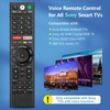 Voice Replacement-Remote-Control for Sony-Bravia-TVs，for All Sony 4K UHD LED LCD