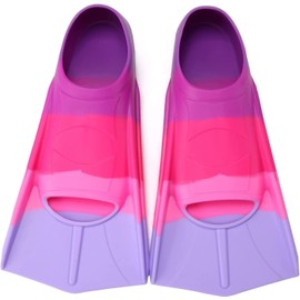 Foyinbet Kids Swim Fins,Short Flippers Swimming Training Fins for Lap Swimming for Youth Women Men Medium