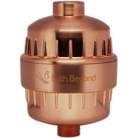 Bath Beyond Shower Filter Vitamin C 15 Stage High Output Water Filter With cartridge for Hard Water - Shower Head Filter Rose Gold