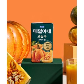 Maeil Yachae Everyday Vegetable High Concentrated Pumpkin Power 125ML 24 Packs
