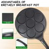 KRETAELY Nonstick Pancake Pan Pancake Griddle With 7-mold Design Mini