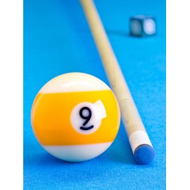 Gejoy 20 Pcs Billiard Pool Cue Tips Replacement Kit Pool Stick Tips Billiard Cue Tips with Storage Box for Pool Cues Snooker (Blue, 13 mm)