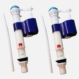 Crane Adjustable Fill Valve Replacements, Bottom Water fed Toilets by NuFlush (2 Pack)