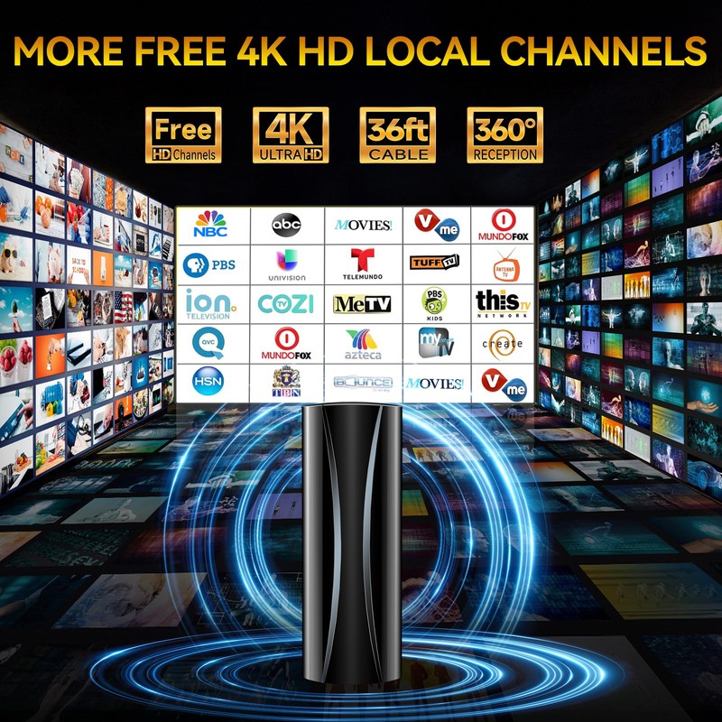 1800+ Miles Range TV Antenna