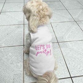 'Let's Party' Pet Dog/Cat T-Shirt (PT00110449)