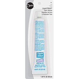 Dritz Liquid Stitch Fabric Mender, 1.69-Fluid Ounce, Clear