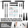 Kit de Pilates con Barra y Bandas de Resistencia, Ideal