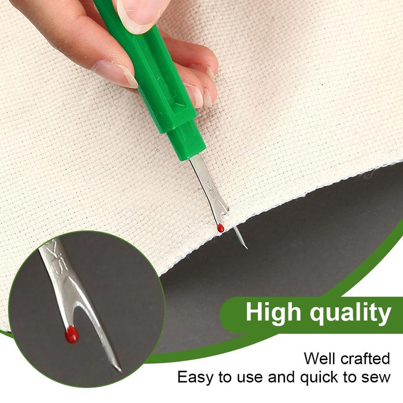 SUJEBKC Sewing Accessories, Sewing Seam Ripper Kit, with Protective Cap,