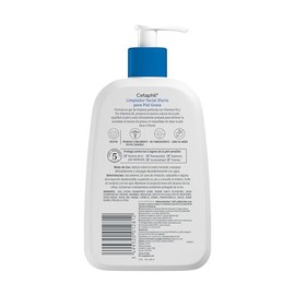 Cetaphil Gel Limpiador Facial Diario Piel Grasa Mixta Niacinamida B3 237 ml | Limpia sin resecar, reduce brillo, exceso de grasa y poros, preserva barrera cutánea, niacinamida B3, pantenol y glicerina.
