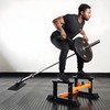 Barbell Bomb. Revolutionary T Bar Row Landmine Holder for Barbells.