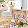 Kkluno £10,000 Cash Vault Wooden Savings Box, Wooden Money Box,