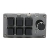 Mechanical Gaming Keypad 6 Keys 1 Knob Small USB Wireless