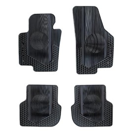 FAZINA Tapetes Originales Compatible con Jetta A6 2010 a 2018 Letras Negras Uso rudo Todo Clima Premium