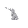 MARIPOSA SITTING LAB BOTTLE OPENER |SILVER | BRILLANTE | BARWARE