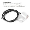 Handlebar Headlight Switch Aluminium Alloy with Red LED Indicator Light