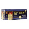 Ner Shava White Taper Candles Burn 7 Hours Set of 17