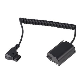 Hersmay Coiled D-tap to DMW-BLK22 Dummy Battery for Panasonic Lumix GH6, GH5 II, DC-S5, S5 II, S5 IIX Digital Cameras