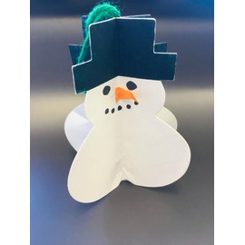 5.5” Snowman Single-Color Creative Paper Cut-Outs, 31 Cut-Outs in a Pack for Christmas/Winter Celebrations Décor and Kids Classroom Craft Projects