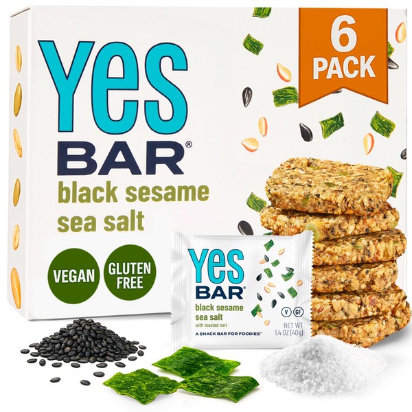 YES Bar – Black Sesame Sea Salt – Plant Based
