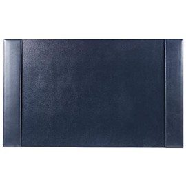 Dacasso Bonded Leather Desk pad, 30 x 18, Navy Blue