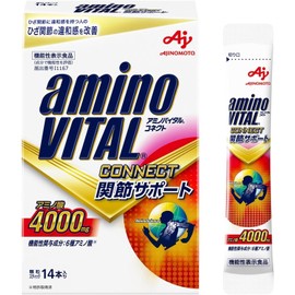 **味の素 アミノバイタル CONNECT 関節サポート レモン味 14本入 | アミノ酸 4000mg 配合**