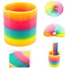 YANGWEN Rainbow Spiral Springs, 4 Pieces Magic Slinky Rainbow, Ideal