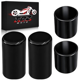 TDZ MOTO 4 PCS Detachable Docking Hardware 4 Point Covers Kit Magnet Cover Kit Compatible with Harley Touring Electra Glide, Street Glide,Road Glide, Road King 2009-2025,Black
