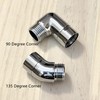 G1/2 Shower Head Elbow Adapter for Connection of Wall Mounted