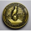 The Commemorative Coin Company MEMENTO MORI/VIVERE Antique Gold REMINDER COIN