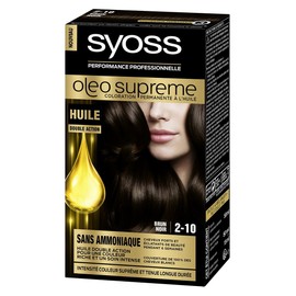 Syoss Oléo Supreme Permanent Hair Colour 2-10 Brown / Black
